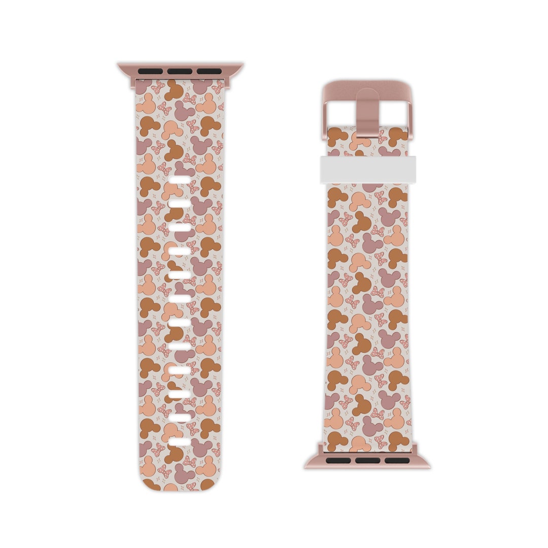 Pink Disney Apple Watch Band Boho Apple Watch Band Rose Gold Etsy