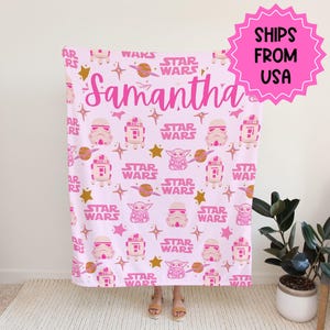 スターウォーズ ハンソロ レイア姫 ブランケット ラグ 144x120