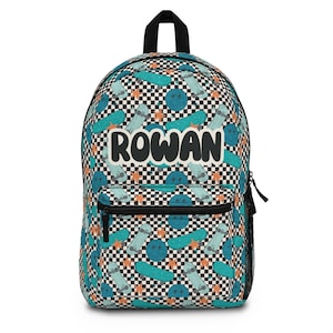 Smiley personnalisé, sac de retour à l'école pour garçons, sac à dos pour tout-petits, cadeaux pour enfants, sac à dos pour filles et garçons, sac de garderie personnalisé