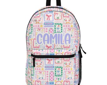 Personalized Backpack Silly Goose, Back to school Gifts for kids Girls Backpack, Kids toddler Backpack, custom daycare bag