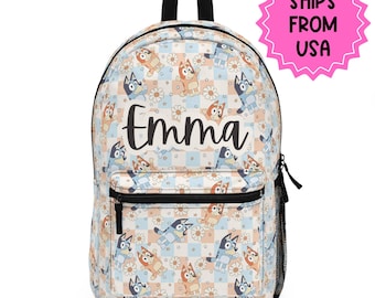 Personalized Girls Backpack and lunch box, Back to school girls bag Kids toddler Backpack, Gifts for kids Girls Backpack, custom daycare bag