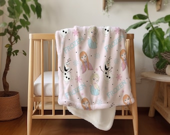 Personalized Princess Disney Blanket Once Upon a Time princess Fairytale Minky Shower Gift Idea Perfect Newborn Gift Girl Birthday Gift Etsy