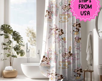 ボヘミアン シャワーカーテン、レトロ シャワーカーテン、ボヘミアン