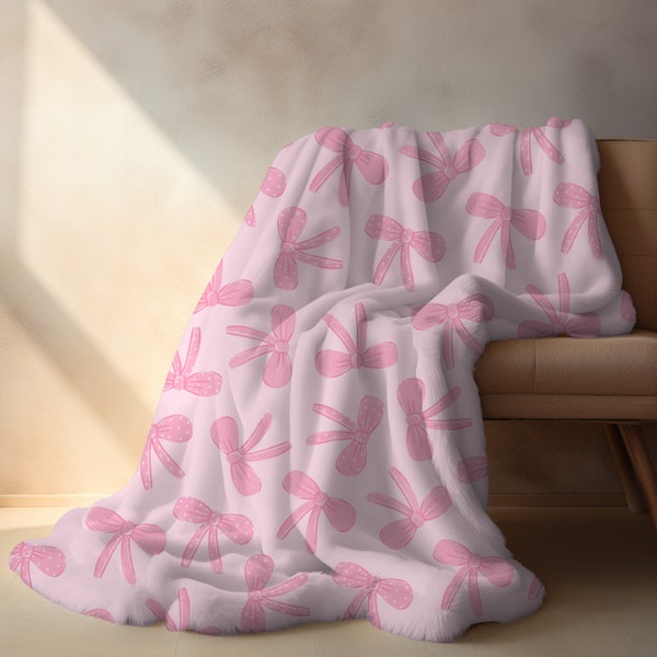 Personalised Blanket Fleece Throw Dark Pink