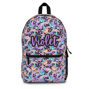 Sac à dos et boîte à lunch personnalisés pour filles, sac de rentrée pour filles, sac à dos pour tout-petits, cadeaux pour enfants, sac à dos pour filles, sac de garderie personnalisé