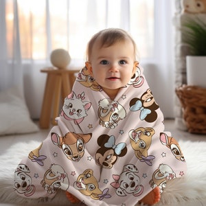 Baby character blankets hotsell