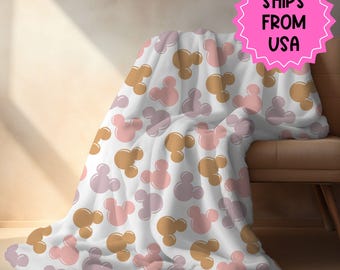 Personalisierte Disney Decke, magische Maus Decke, Kleinkind Kinderbettwäsche, Geschenk zum Kindergeburtstag
