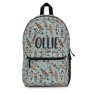 Sac à dos personnalisé Skateboard, sac de retour à l'école pour garçons, sac à dos pour tout-petits, cadeaux pour enfants, sac à dos pour filles et garçons, sac de garderie personnalisé