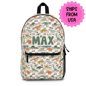 Sac à dos personnalisé dinosaure, sac de rentrée pour garçons, sac à dos pour tout-petits, cadeaux pour enfants, sac à dos pour filles et garçons, sac de garderie personnalisé