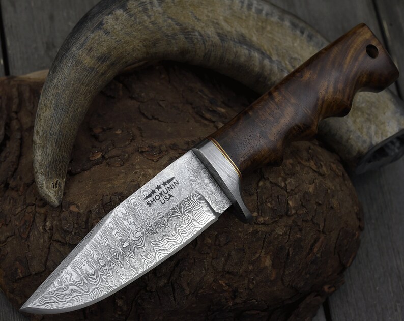 DAMASCUS BOWIE KNIFE Custom 10.5 Hand Etsy Australia