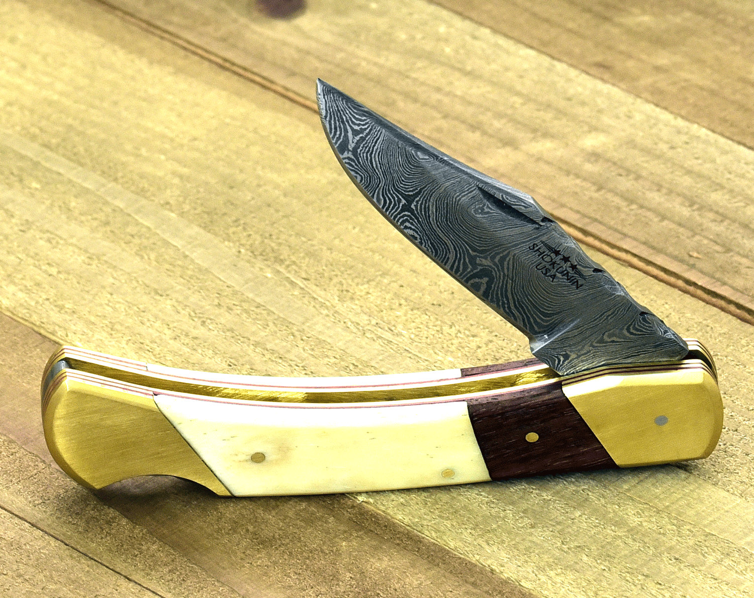 8.75 Folding knife, Pocket Knife, Custom Hand Made, Hand