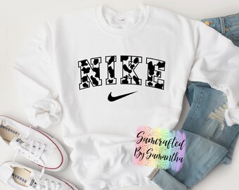 cow print sweatshirt