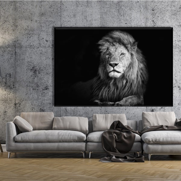 Lion Portrait - Etsy