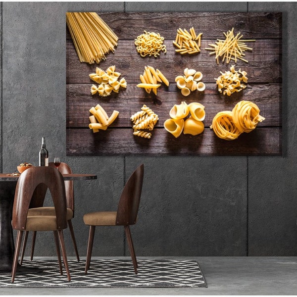 Italian Kitchen Food Canvas Wall Art Etsy UK