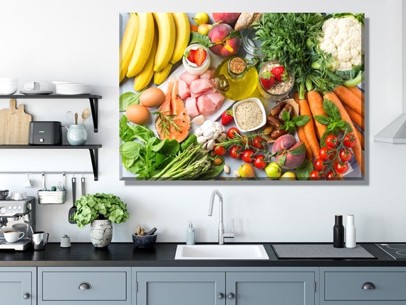 Food on sale wall art