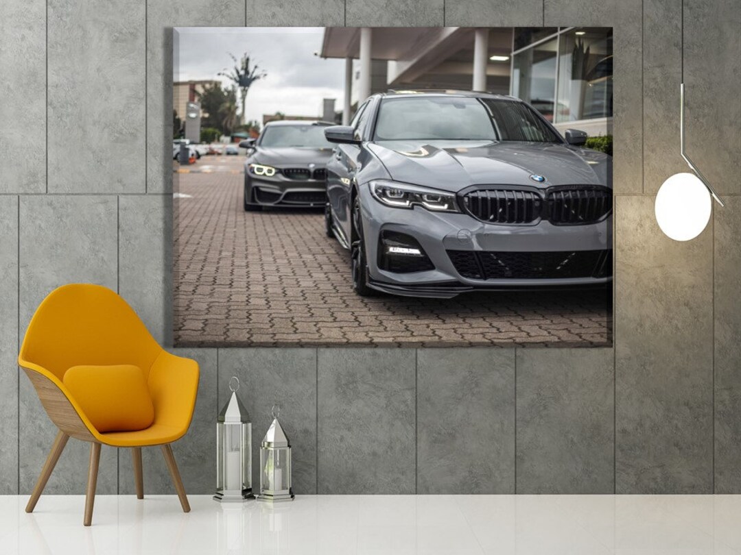 F80 BMW M3, Wall Art, BMW Canvas, Super Car Poster, Gift for Him, BMW