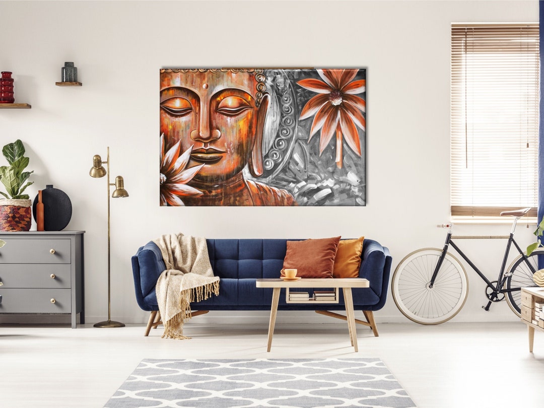 Buddha Wall Art Yoga Studio Decor Meditation Art Spiritual Etsy