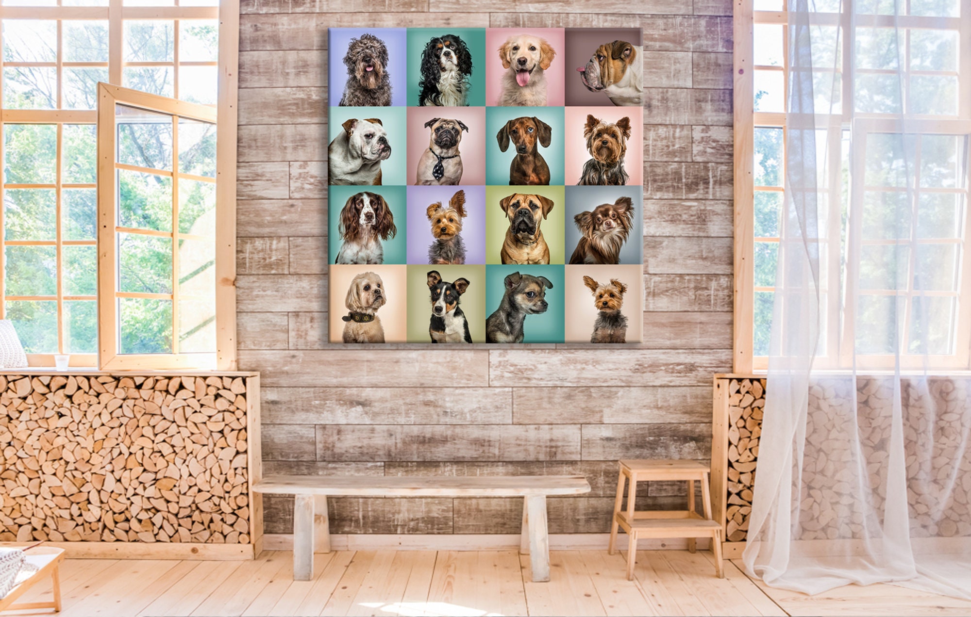 Dog Wall Art Print Dog Breed Print Dog Lover Gift Etsy
