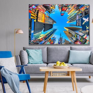 Times Square Poster, New York City Wall Art, New York Canvas Print, NYC Wall Decor