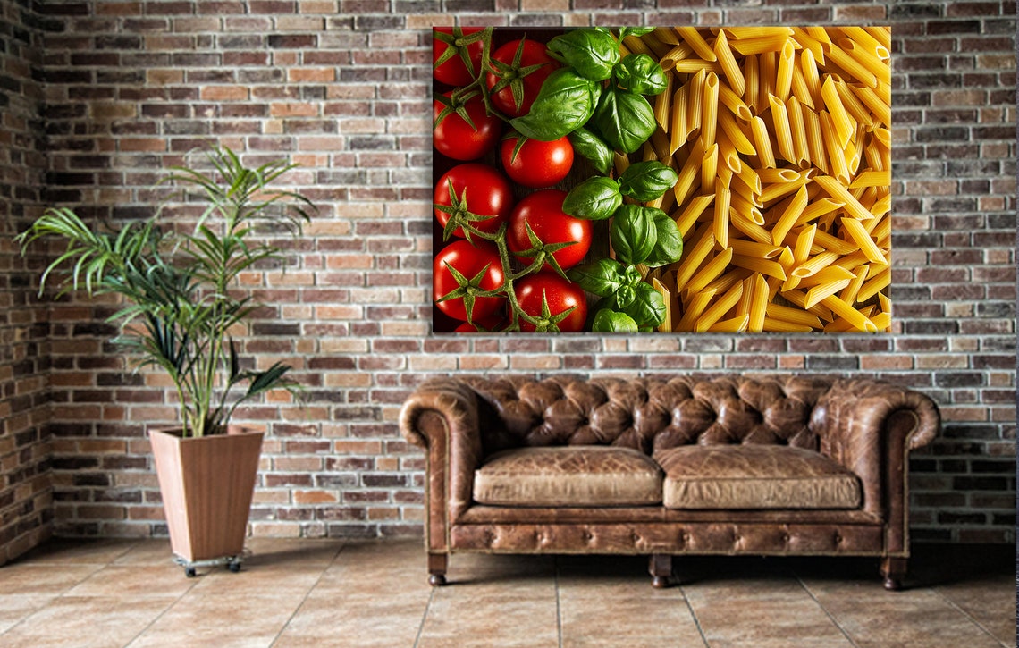 Restaurant Decor Healthy Food Wall Art Wall Decor Kitchen Etsy
