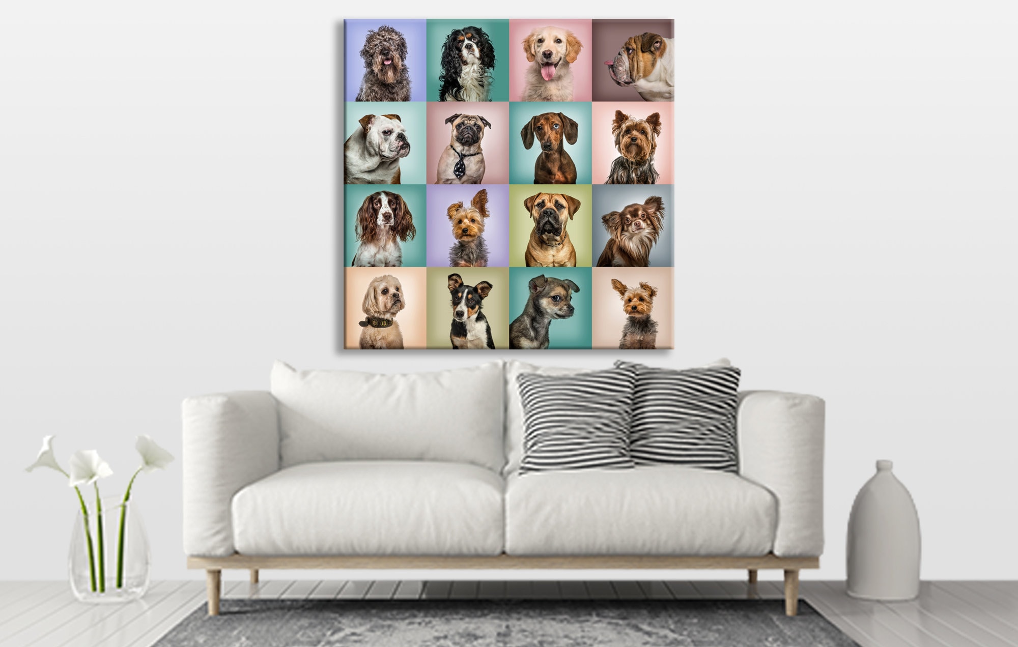 Dog Wall Art Print dog breed print dog lover gift Etsy