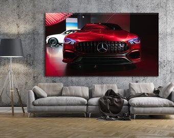 Mercedes-Benz Leinwanddruck: Super Car Garage Wall Art