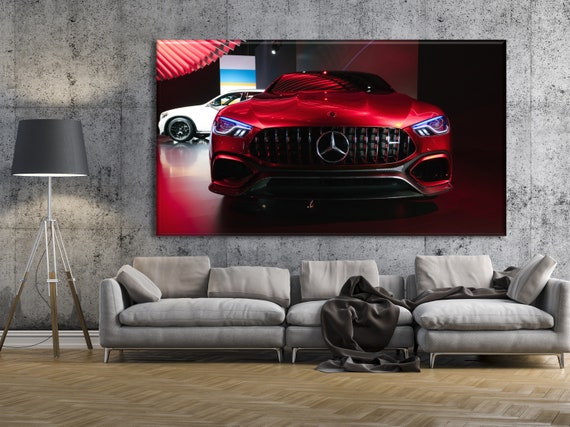Mercedes-benz Canvas Print: Super Car Garage Wall Art - Etsy