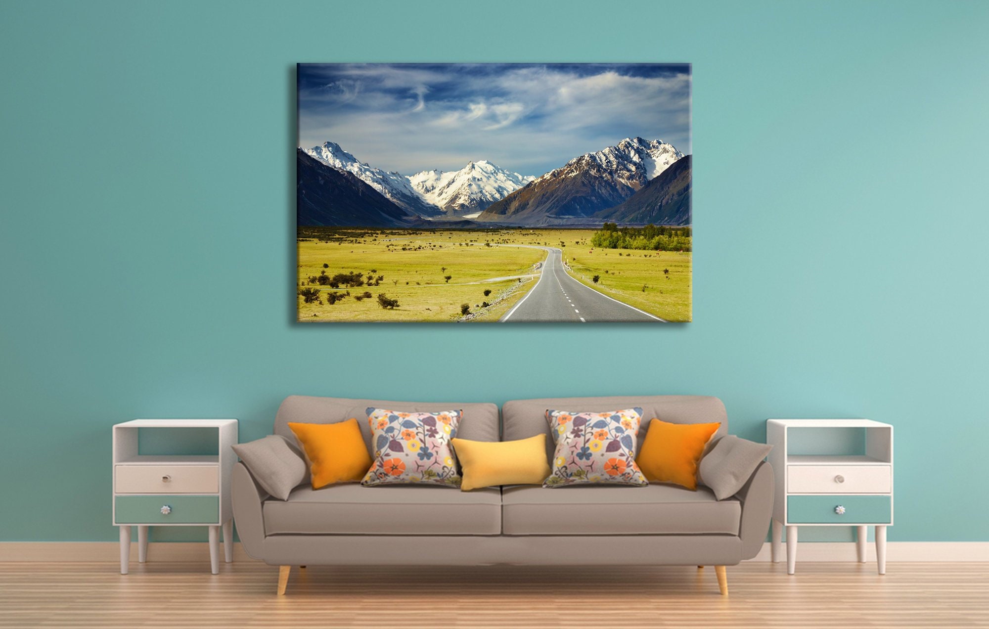 Southern Alps Wall Art New Zealand Wall Art High Mountains Etsy