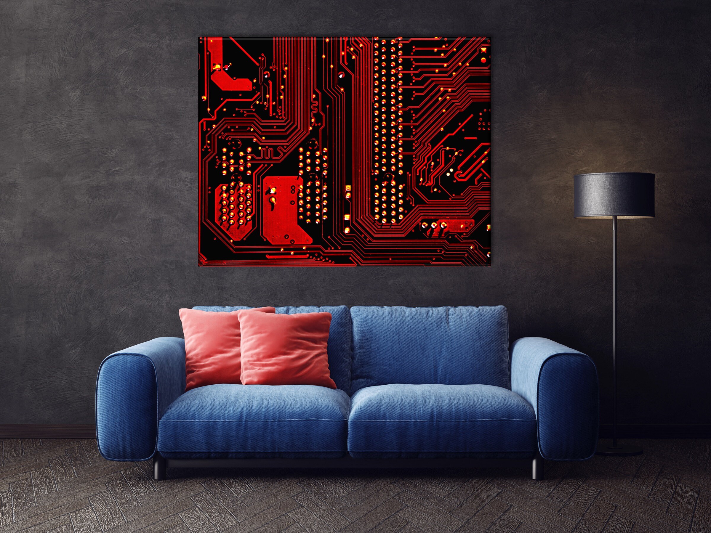Circuit Board Art Technology Wall Art Engineer Gift Science Etsy