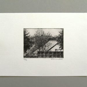 Hand Pulled Intaglio Landscape Print