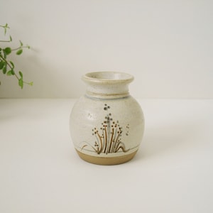 Vintage Studio Pottery Vase - Small Natural Ceramic Vase