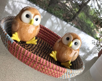Owl salt and pepper shakers