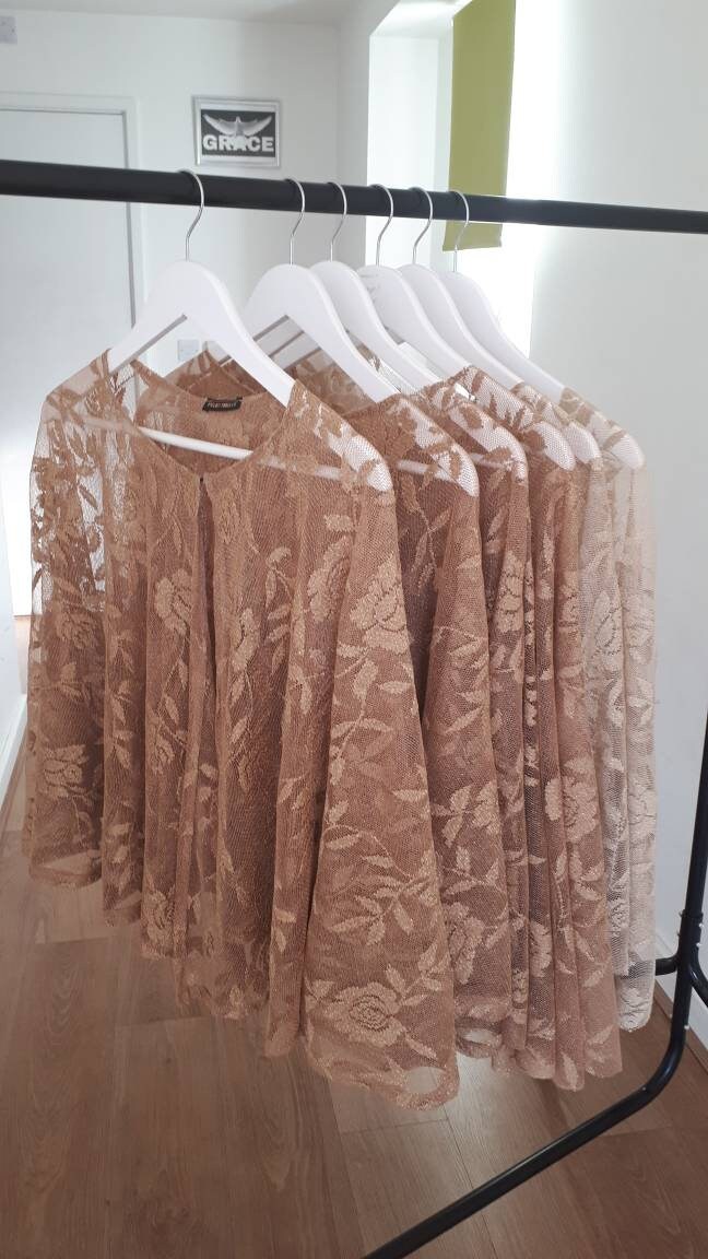 Rose Gold Shrug - Etsy UK Rose Gold Shrug - Etsy UK