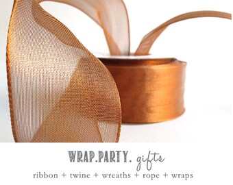 Copper ribbon | Etsy