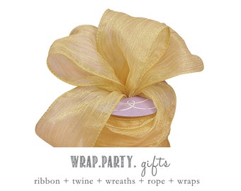 gold ribbon etsy