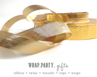 gold ribbon etsy