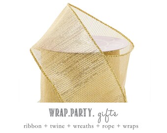 gold ribbon etsy