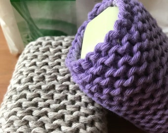 Eco-Friendly Cotton Exfoliating Soap Pocket - Made in Ireland