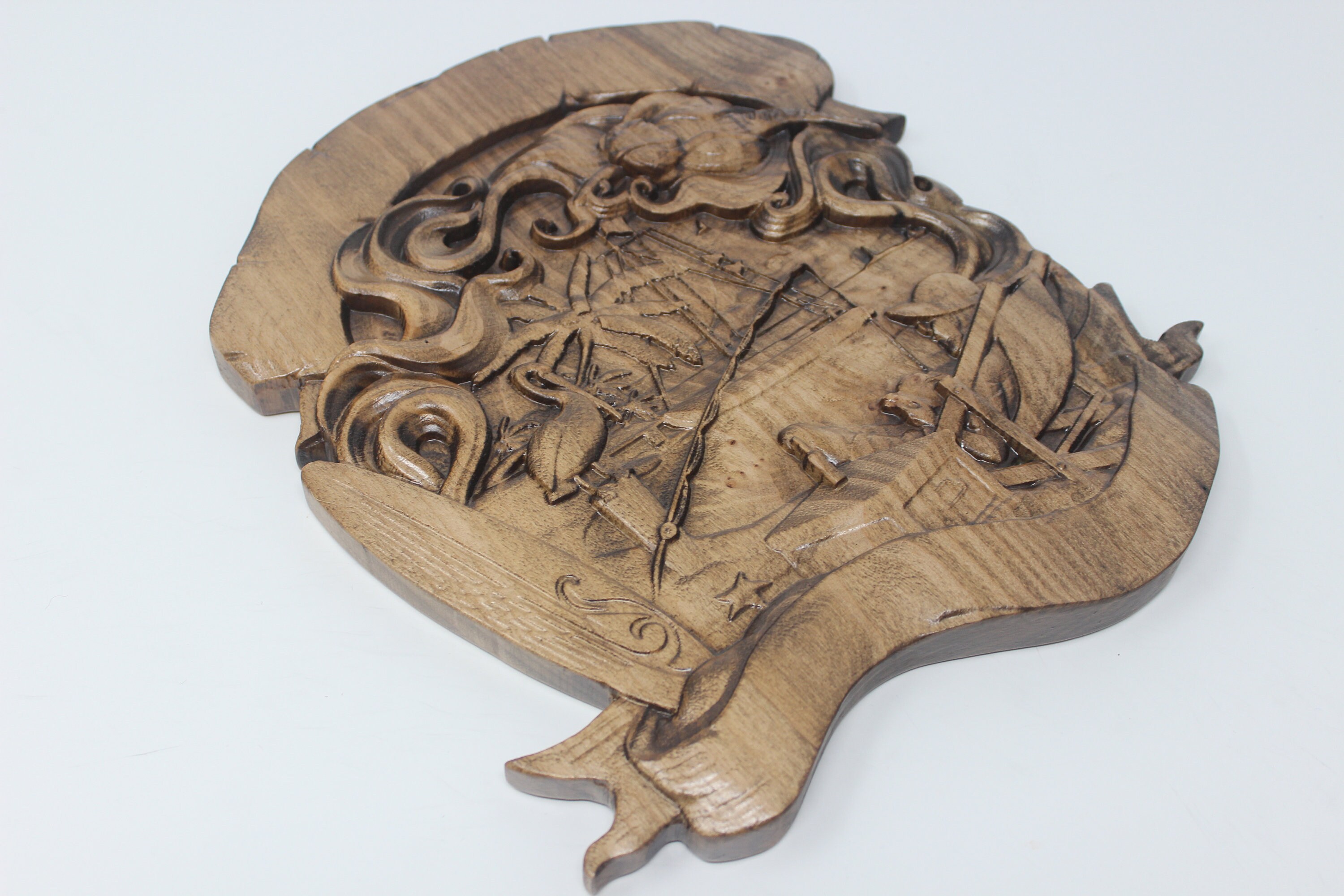 Tropical Decor/wood Carving/beach House Decor Etsy