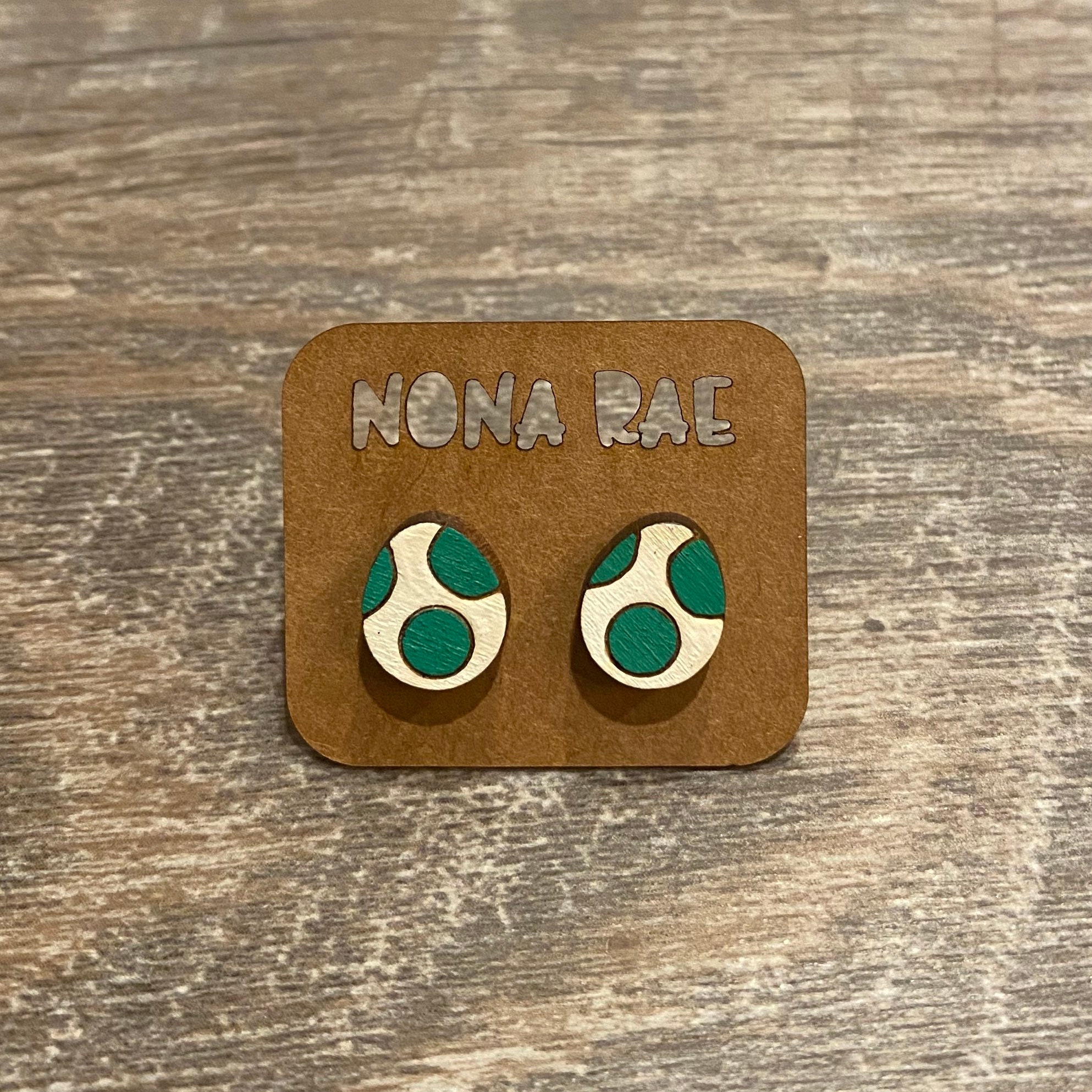 laser cut earrings geeky earrings wooden earrings Video Game Earrings