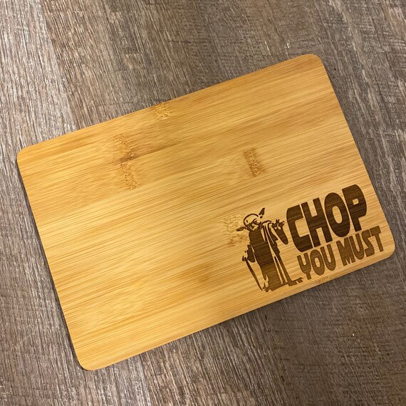 Fandom cutting board- cheese board- charcuterie board - Laser Engraved Bamboo Cutting Board