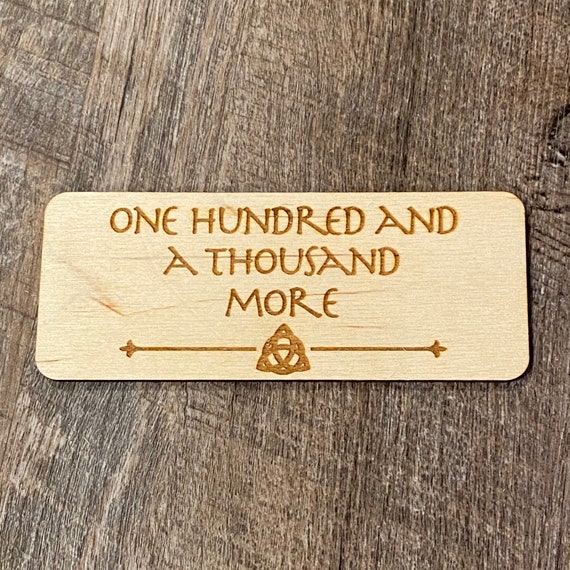 Outlander inspired woodmark - wooden bookmark