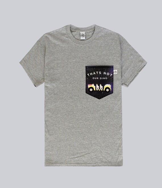 Dino Pocket T-shirt | Etsy 