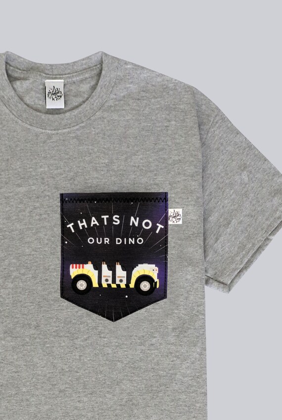 Dino Pocket T-shirt | Etsy 