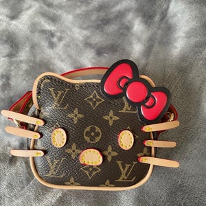 Louis Vuitton Canvas Repurposed and Upscaled and Hello Kitty