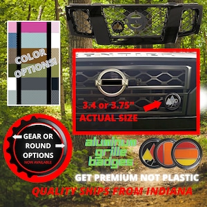 Premium Grille Badge Emblem Fits On & Is Compatible With Most Nissan Titan 4x4 Truck  - *Read Description Please