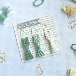 Bookmark Set of 3 Bookmark Macrame