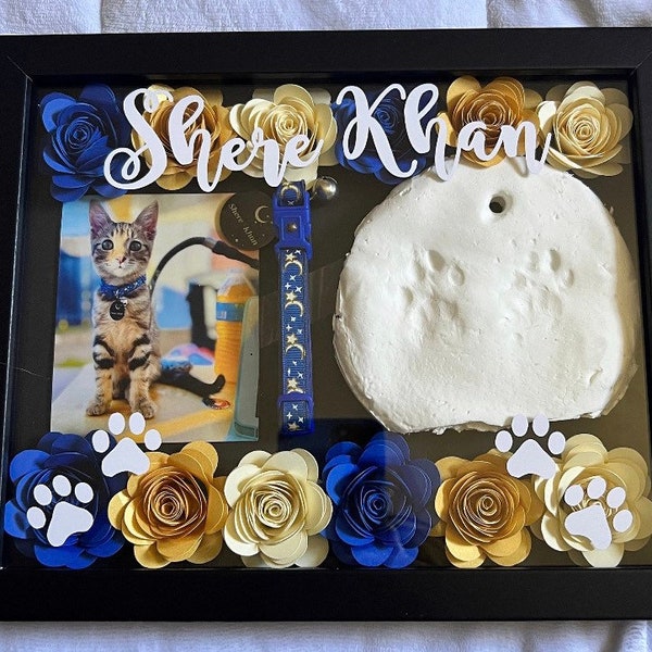 Personalized Shadow Box~ In Loving Memory- Pet Memorial, Keepsake Box, Memories Box, Display Box