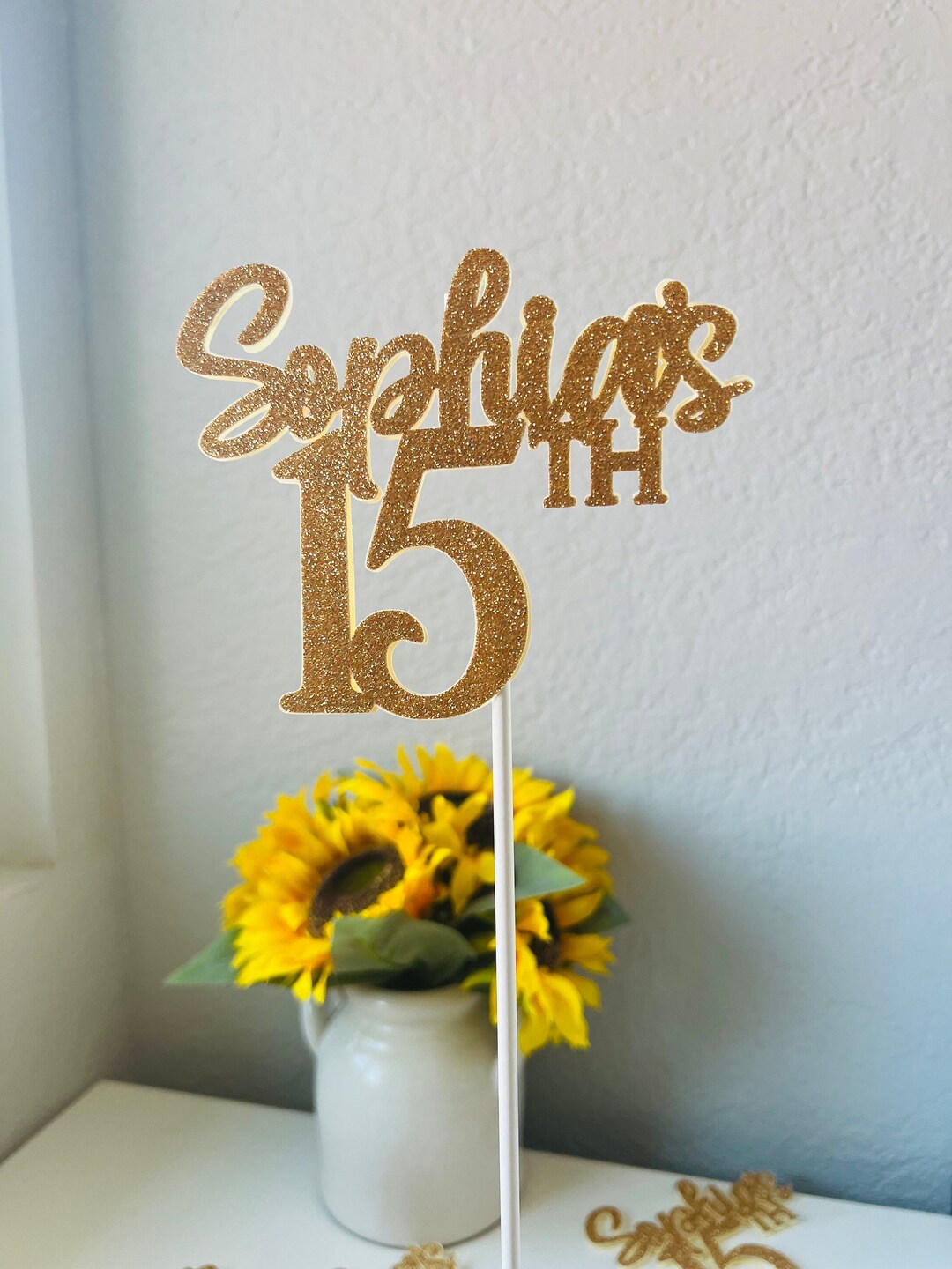 15th Birthday Centerpiece 15th Centerpiece Quinceanera Etsy