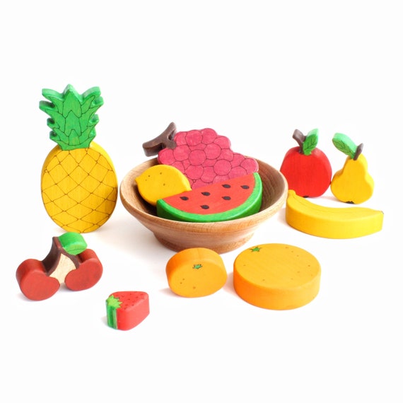 wooden fruit toys